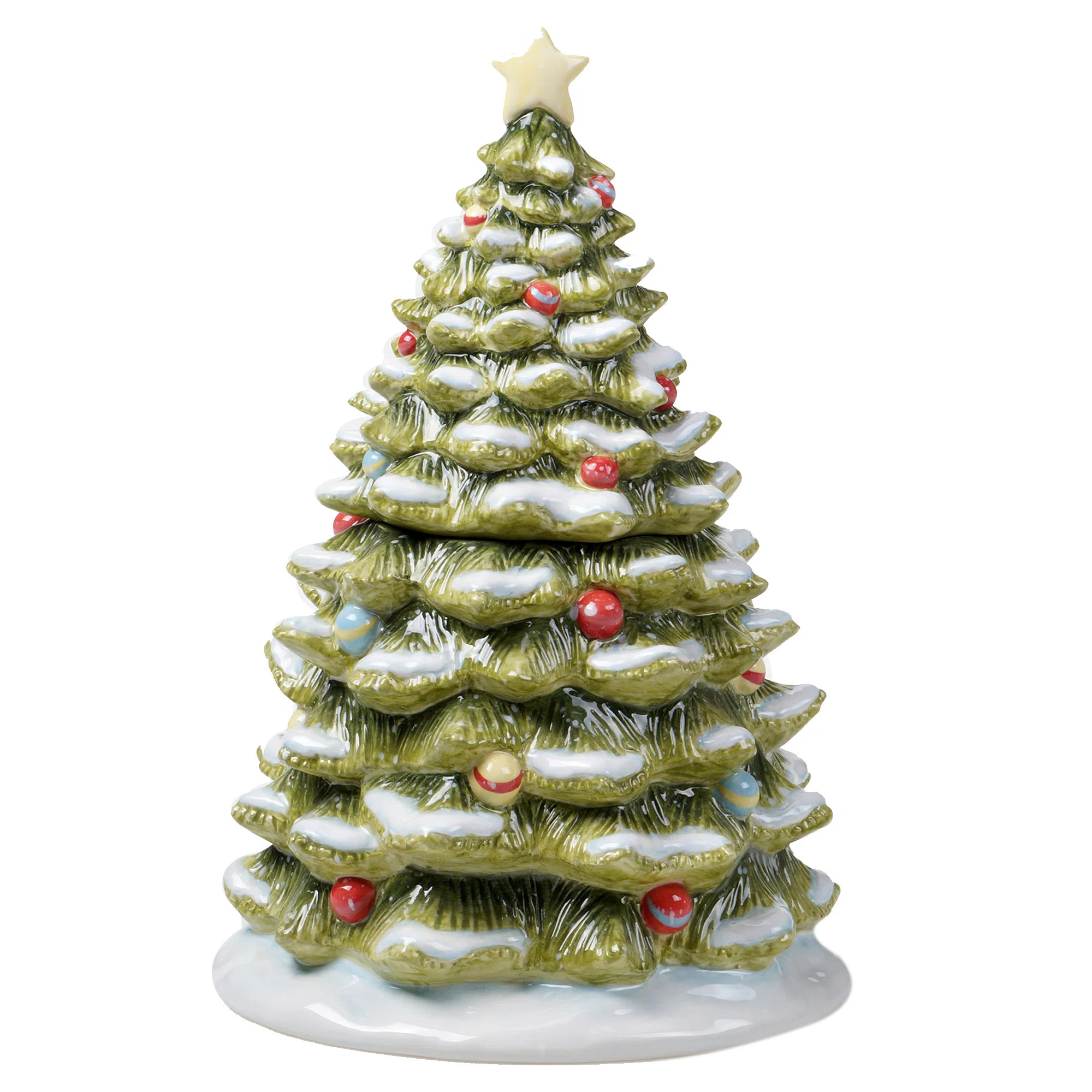Certified International Evergreen Christmas Cookie Jar | Wayfair North America