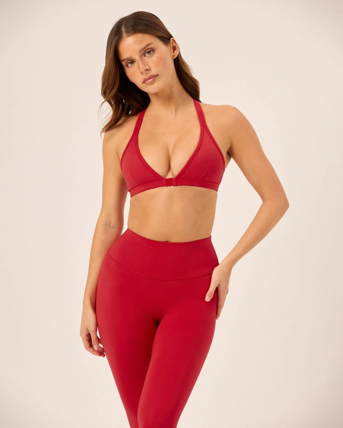 Serenity Paige Clasp Crop | Chilli | Crop Shop Boutique US