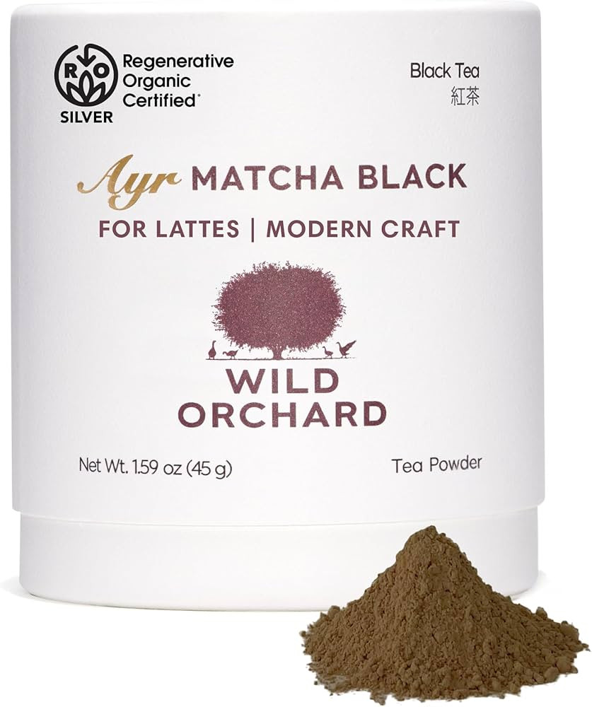 Wild Orchard Ayr Matcha Black from Jeju Island - Premium Tea - Regenerative Organic Certified - U... | Amazon (US)