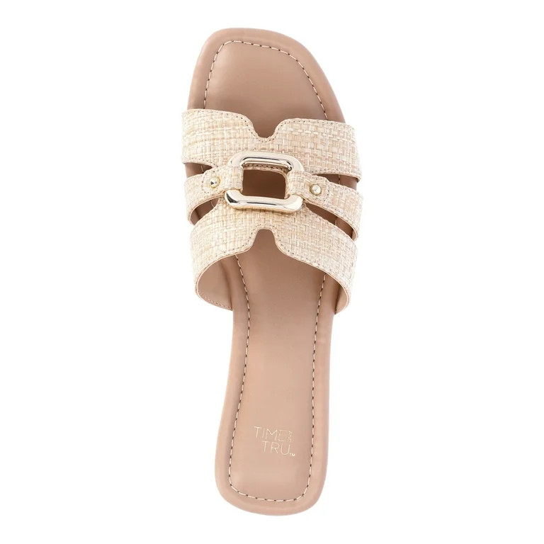Time and Tru Women's Hardware Slide Sandal | Walmart (US)