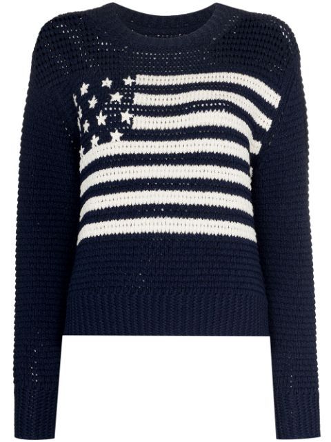 50s flag motif jumper | Farfetch (US)