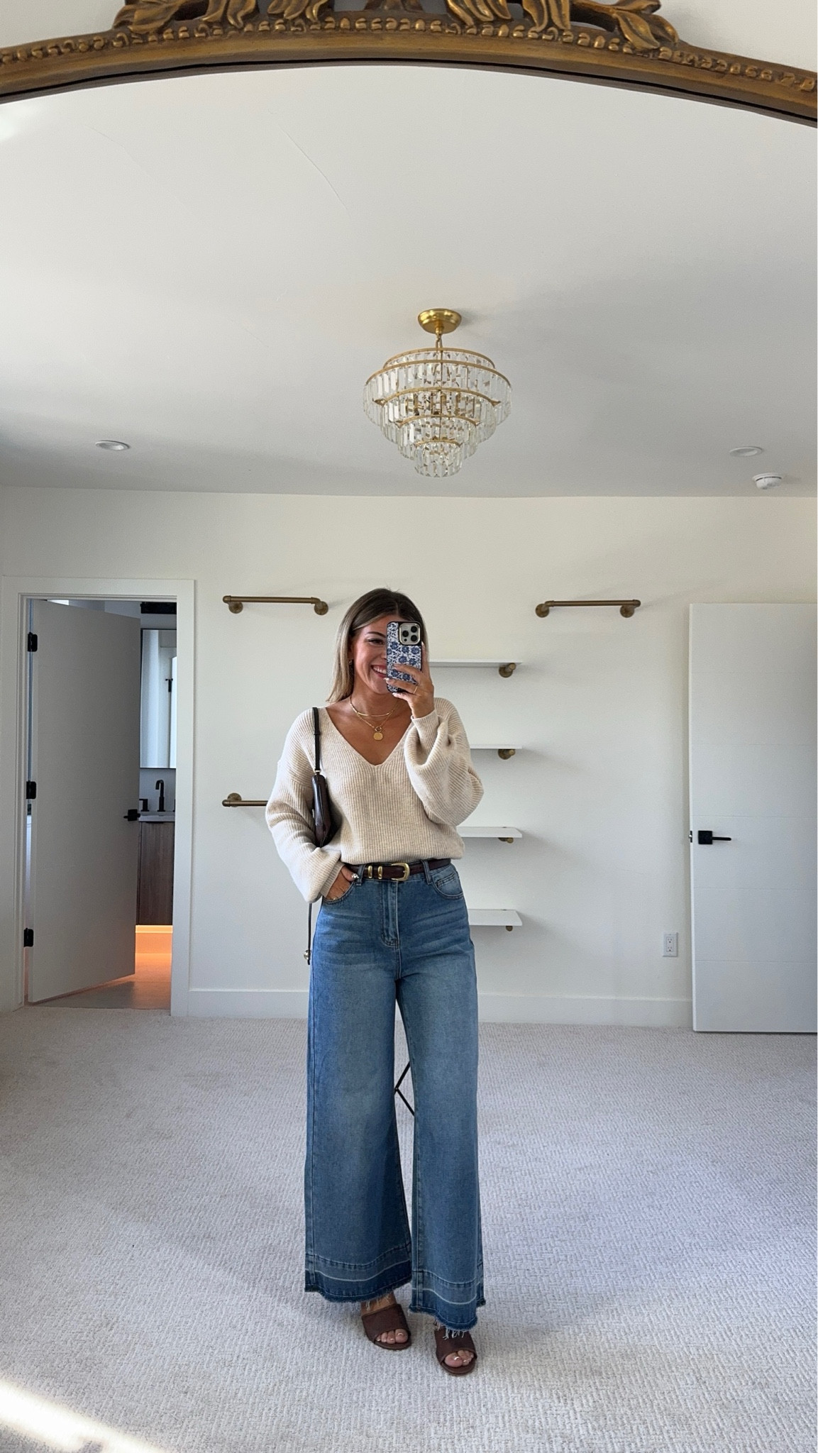 Cupshe fall capsule collection tie back sweater and flare denim jean 

Wearing my usual small/2

Chic15 can enjoy 15% off on orders $65+ Chic20 can enjoy 20% off on orders $109+
Electric picks code: emerson20 

#LTKFindsUnder100 #LTKWorkwear #LTKSeasonal