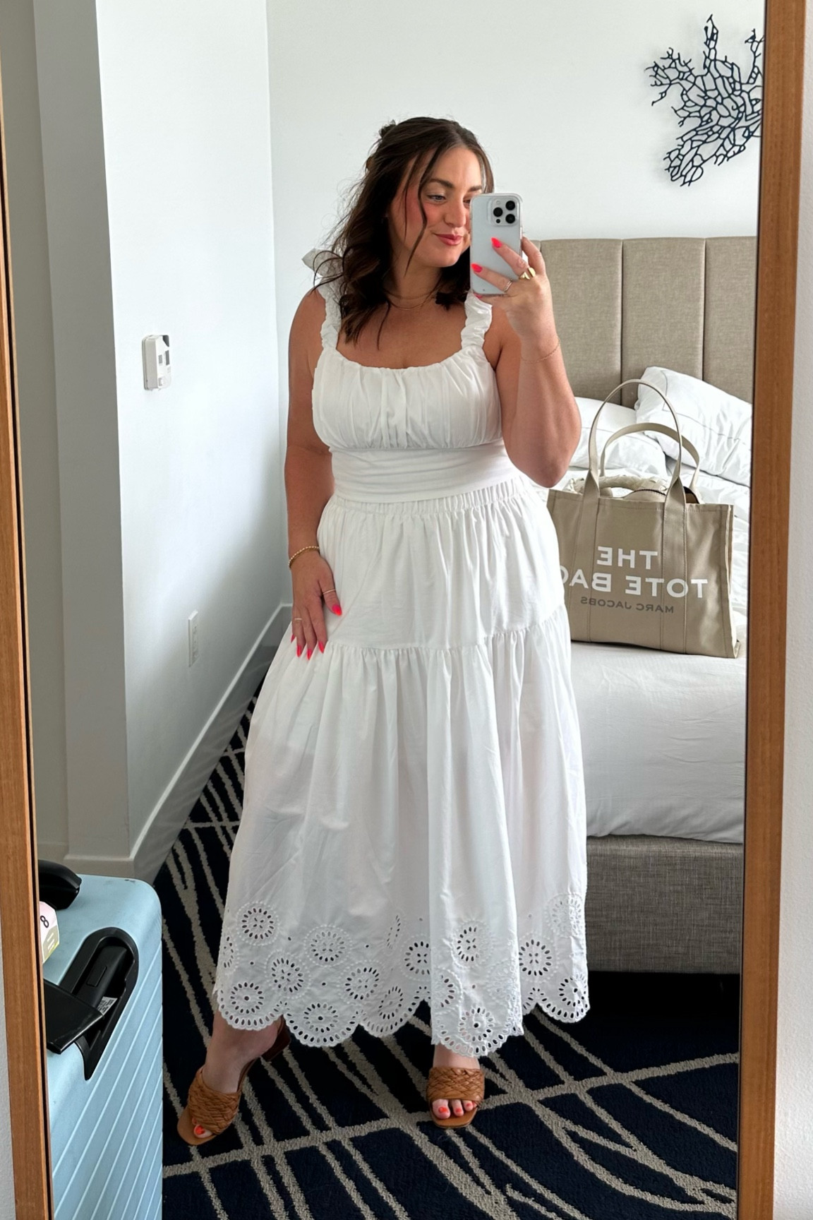 White dress for vacation! Add cowgirl boots for a cute Nashville brunch look 

#LTKSeasonal