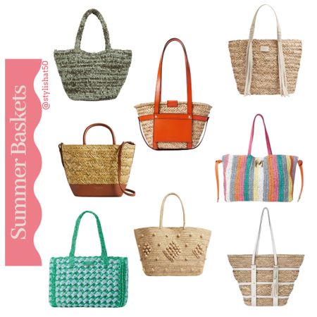 Summer basket tote, beach bag, straw bag, raffia bag, beach basket, sale basket bag

#LTKeurope #LTKsalealert #LTKSeasonal