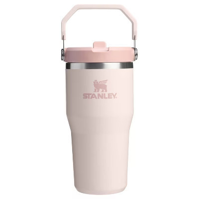 Stanley 20 oz Stainless Steel Ice Flow 2.0 Flip Straw Tumbler Rose Quartz | Target