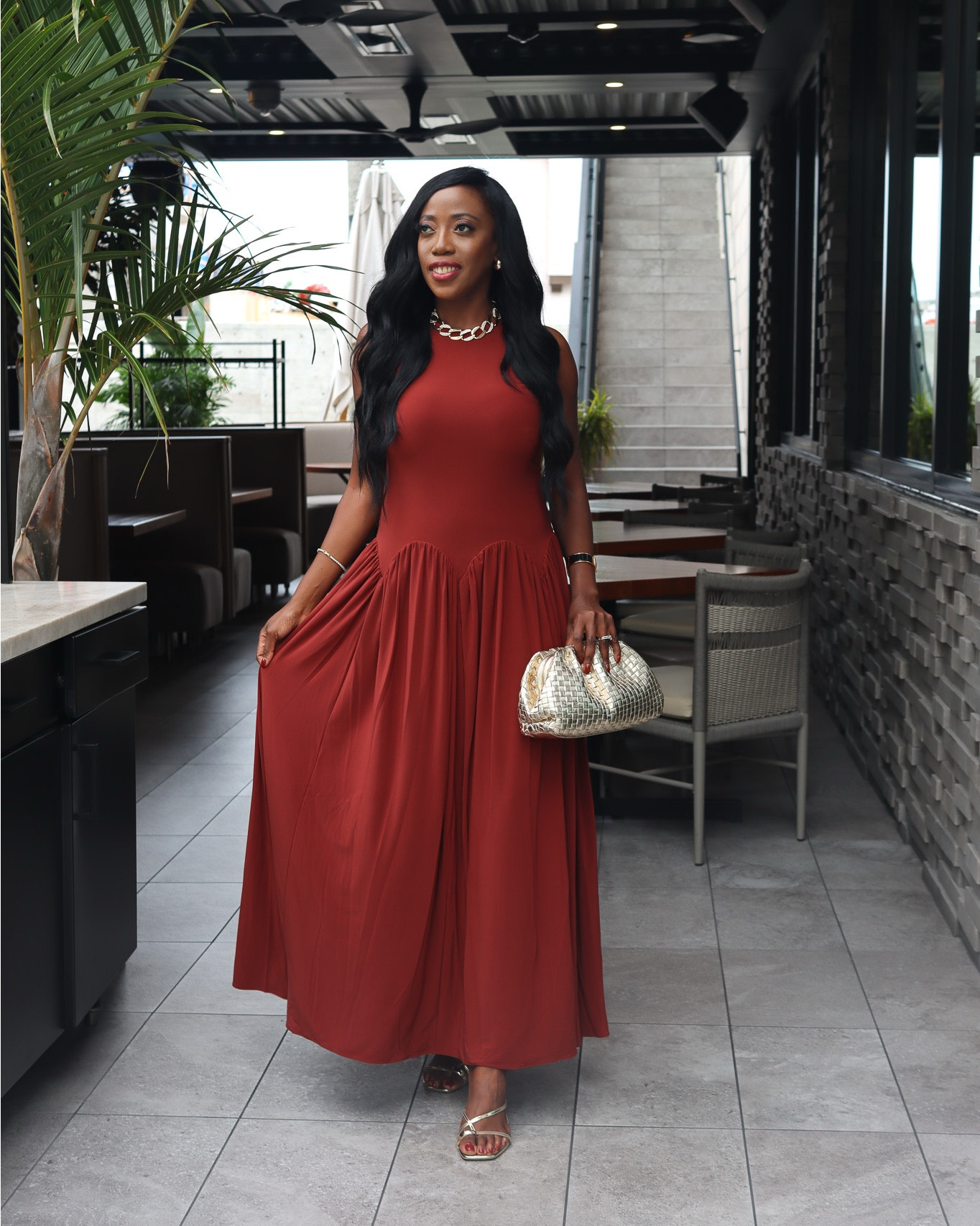 Loving this Reddish Brown Maxi Dress. True to size. Wearing a small. Perfect pick for the upcoming Fall season and it’s under $100. 

Fall Outfits, Fall Dress, Dress, Express, 

#LTKSeasonal #Ootd #LTKStyleTip #LTKWedding 

September 14, 2025 


#LTKFindsUnder100 #LTKOver40 #LTKParties