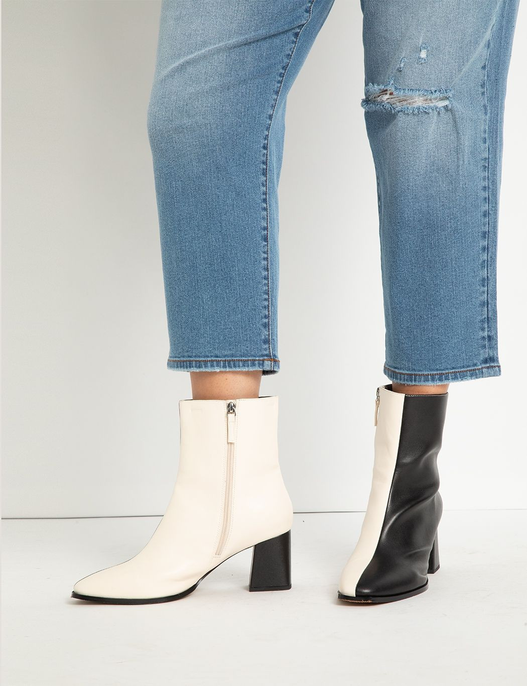 Block Heel Ankle Boot | ELOQUII | Eloquii