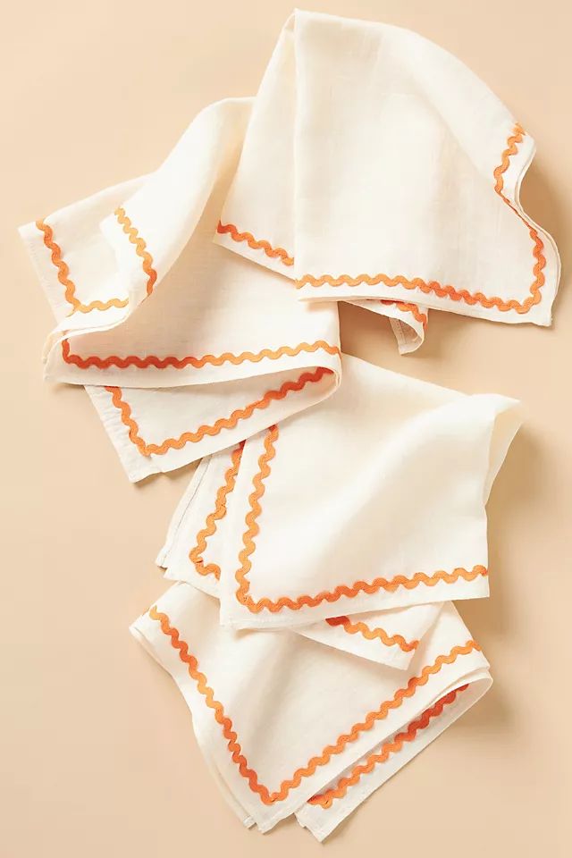 Chan Luu Linen Napkins, Set of 4 | Anthropologie (US)