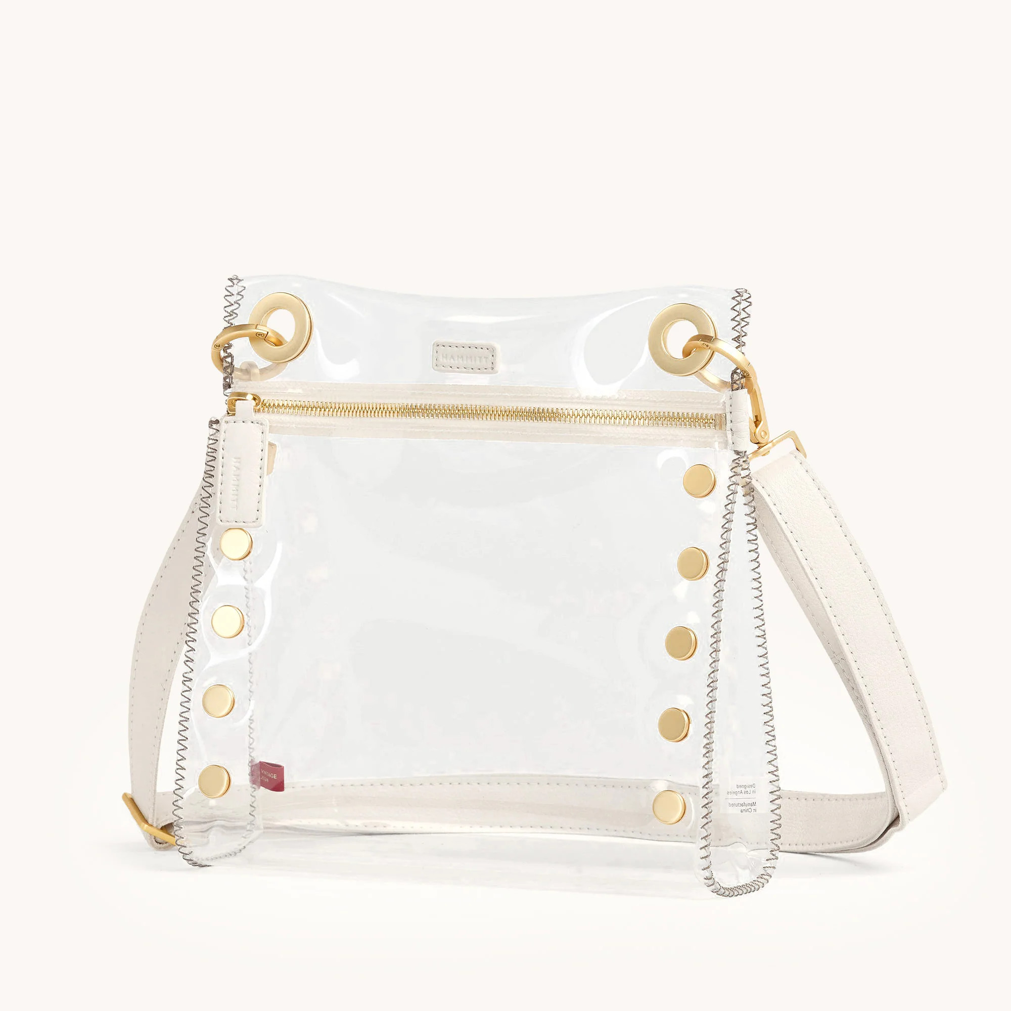 Tony Clear | Calla Lily White/Brushed Gold | Med 840220516543 | Hammitt (US)