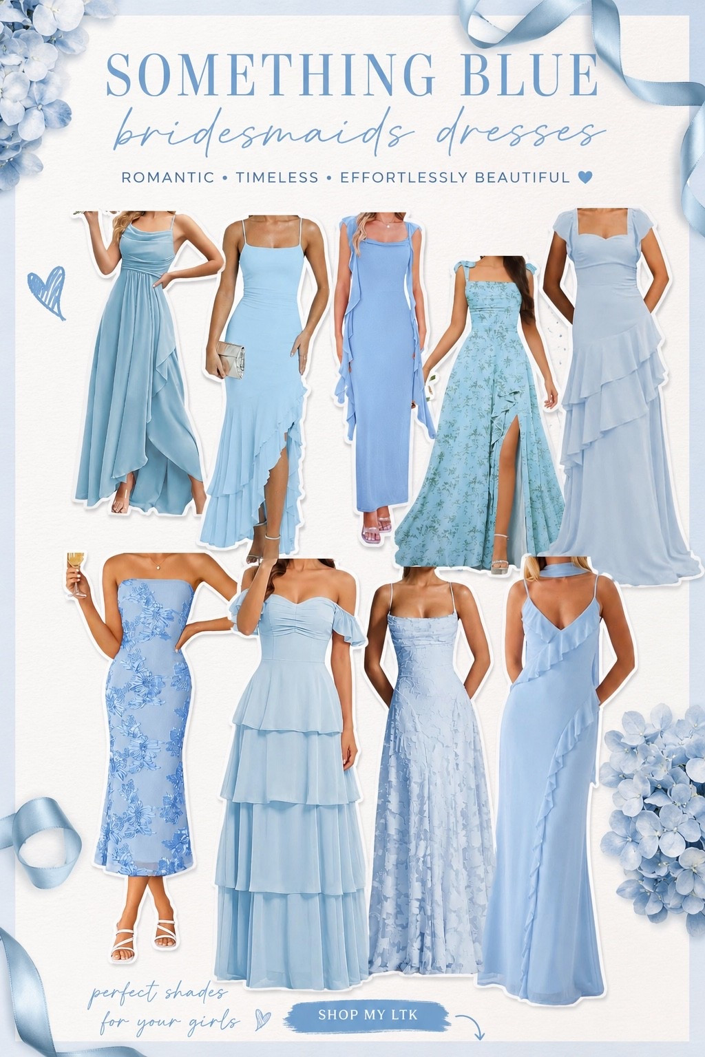 POV: You’re searching for the perfect “something blue” bridesmaid dresses. 💙

I rounded up my favorite styles—from classic and romantic to modern and whimsical. Which dress is your favorite? 1–10? ✨

#LTKWedding #LTKMidsize #LTKSeasonal