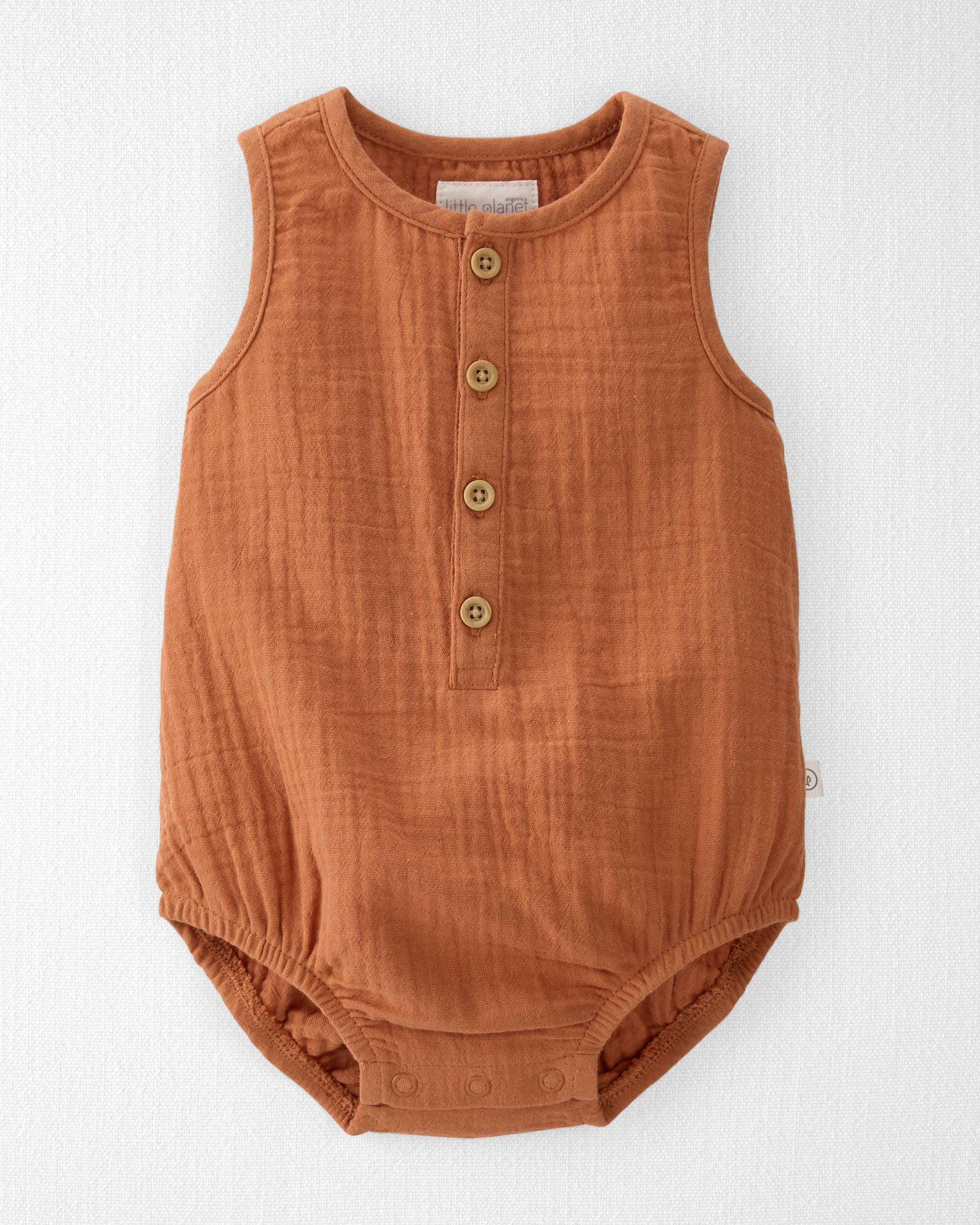 Organic Cotton Gauze Sunsuit | Carter's