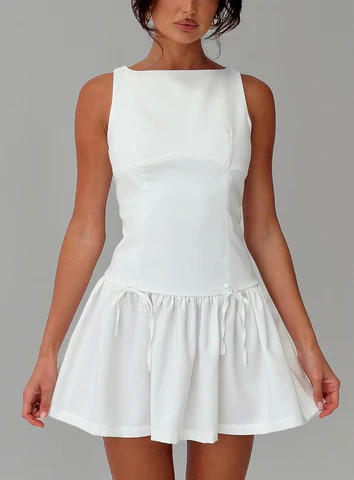 Milienne Mini Dress White | Princess Polly US