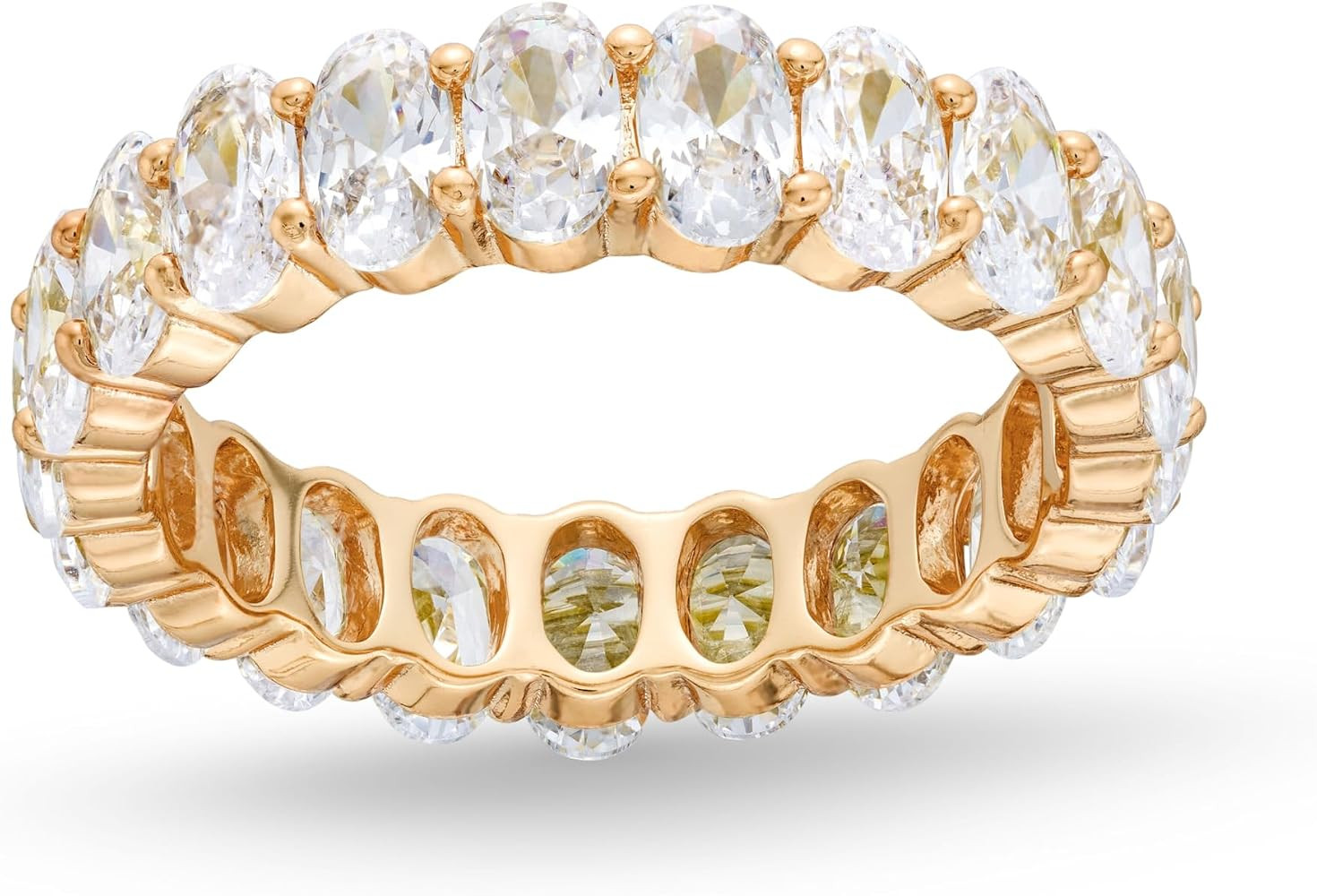 Rocksbox Emily Women's Gold Ring with Cubic Zirconia - 14k Gold Plating - Premium Quality Jewelry... | Amazon (US)