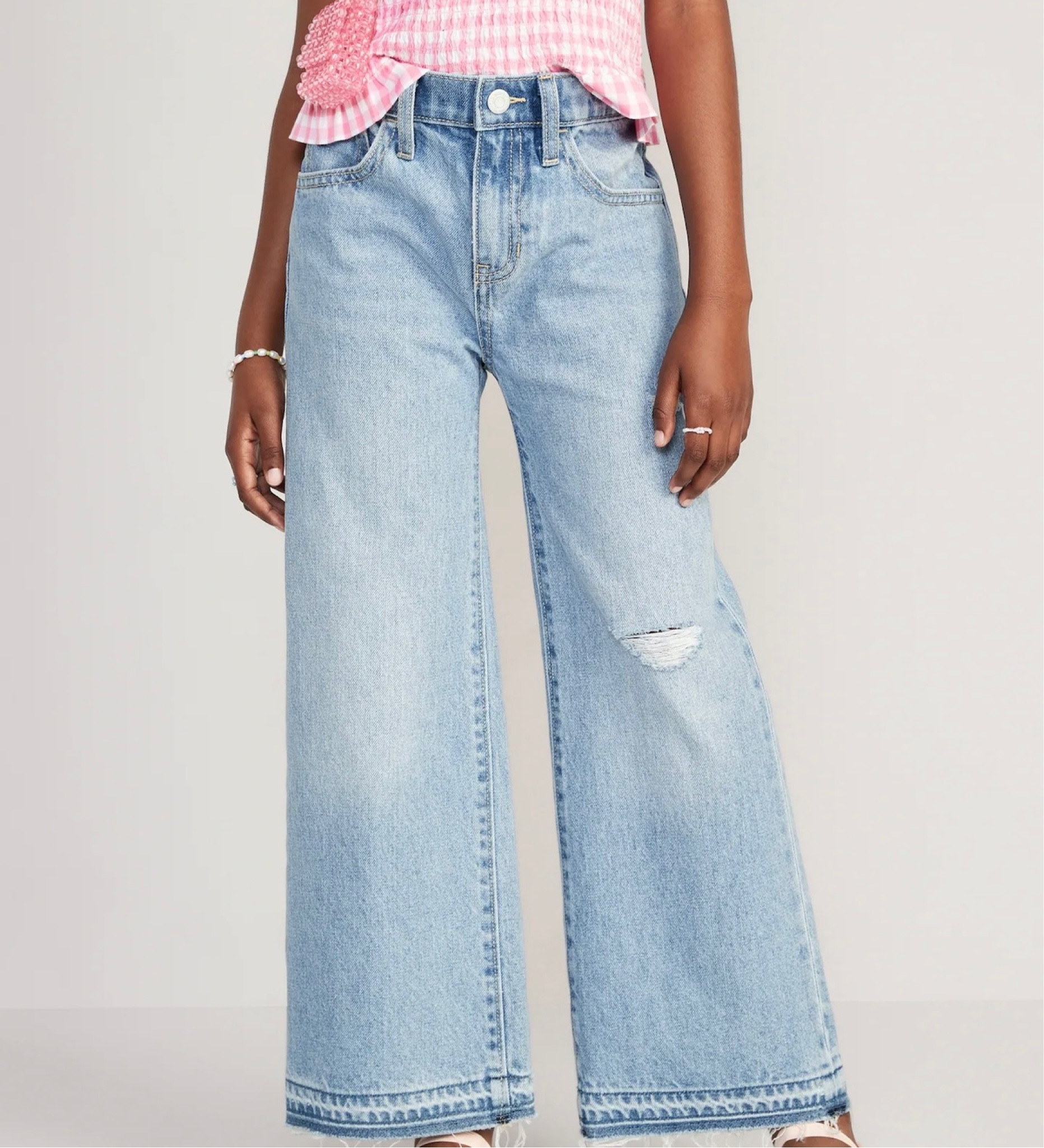 PERFECT SHORT GIRL JEANS
 under $30.
I’m 5’0 and bought a size 18-> women’s size 2

#LTKBacktoSchool #LTKkids #LTKunder50