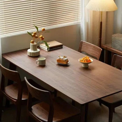 Stylish Black Walnut Dining Table. | Wayfair North America