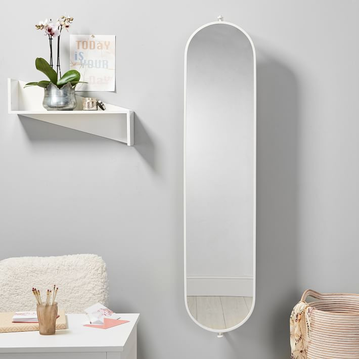 Swivel Pinboard Mirror | Pottery Barn Teen