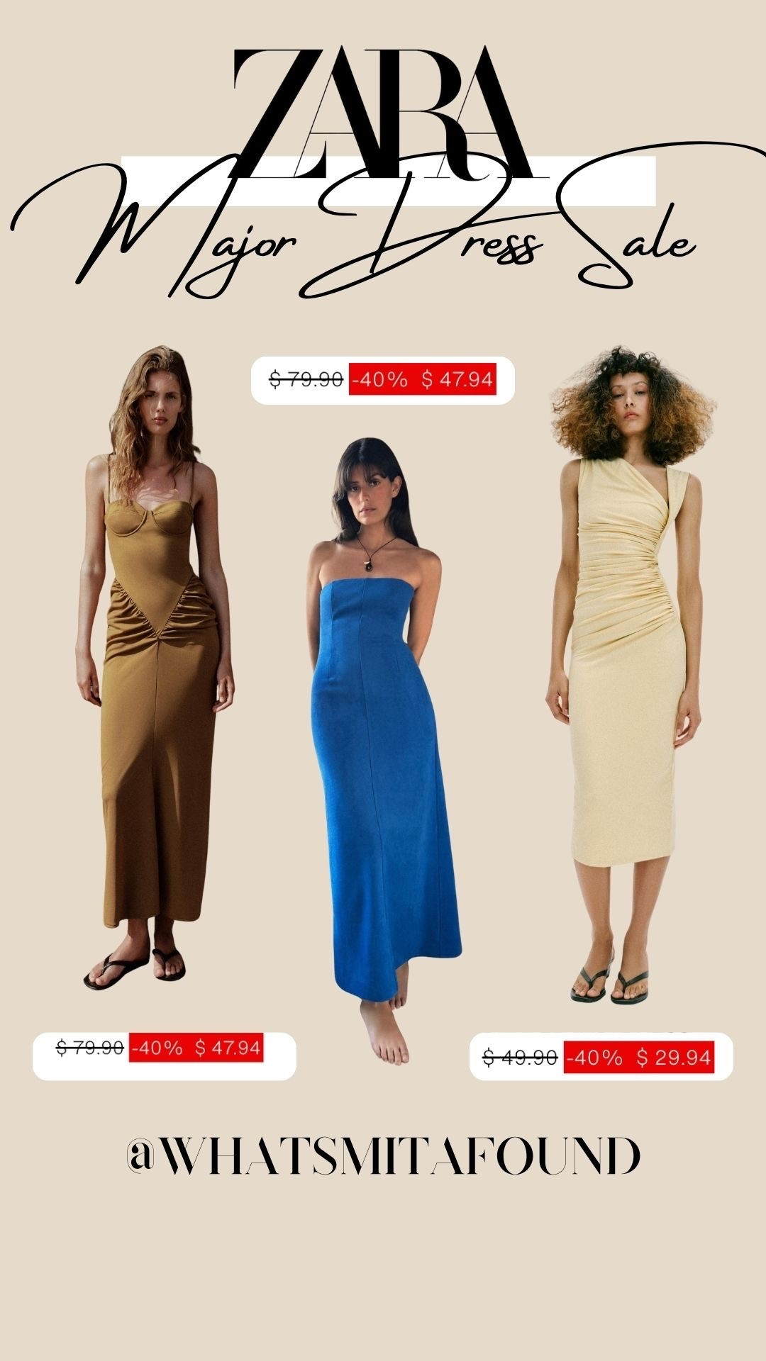 Major sale on Zara’s dresses!

#LTKootd #LTKU #LTKSaleAlert