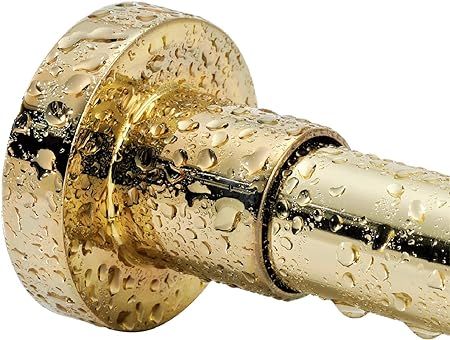 BRIOFOX Spring Tension Curtain Rod 43-73 Inches, Rust-Resistance and Non-Slip Shower Curtain Rod ... | Amazon (US)