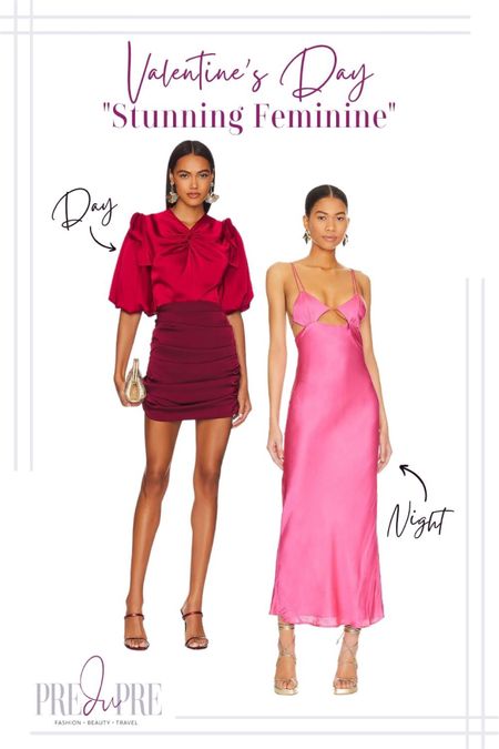 Love to dress up for a holiday? Get ready for Valentine’s Day with this cute outfit idea. Get more ideas at www.PreduPre.com

Valentine’s Day, Vday outfit, date outfit, date night, casual look, date look, red look, pink look, silk dress

#LTKstyletip #LTKFind #LTKSeasonal