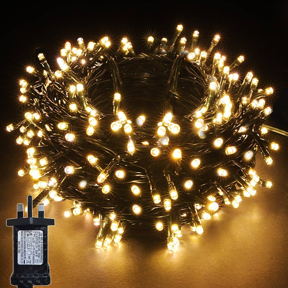 YOSION 30M LED String Fairy Lights On Dark Green Cable with Various Light Effects, Ideal for Chri... | Amazon (UK)