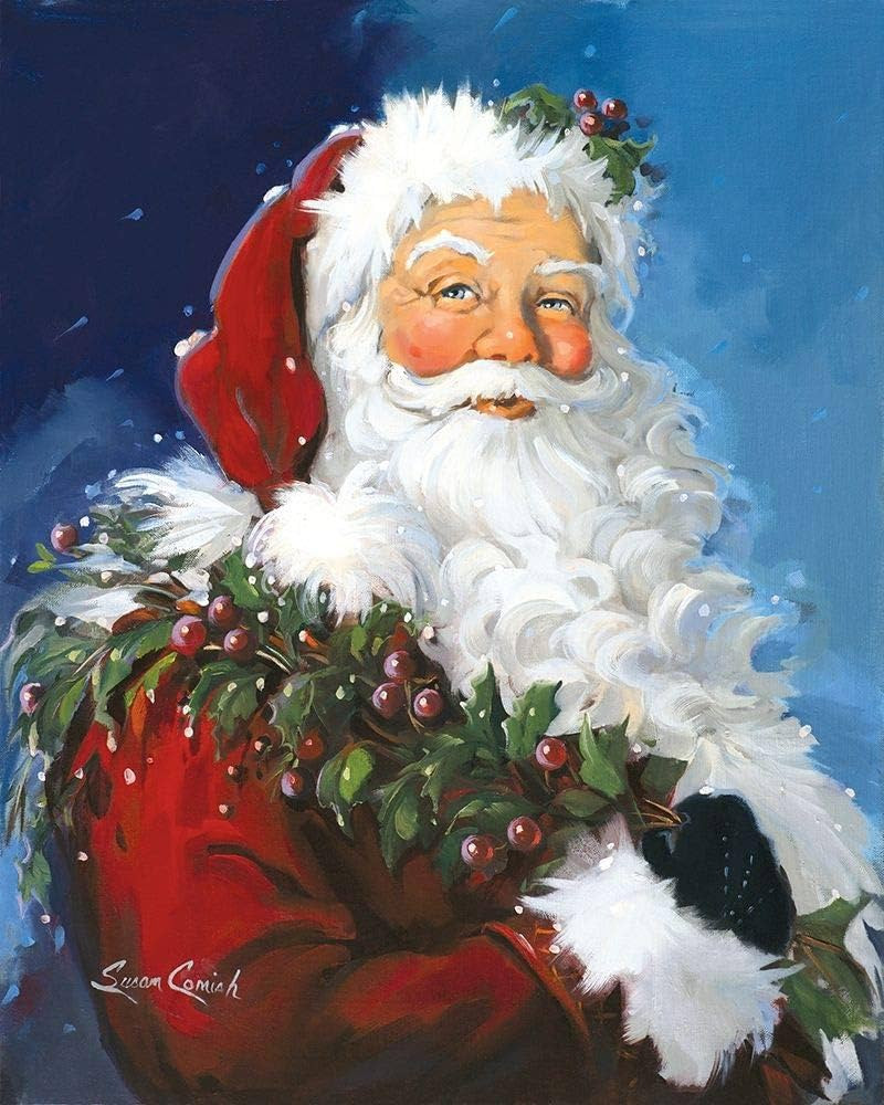 ArtExpert Berry Christmas by Susan Comish - 16x20 Art Print Poster, Multicolor | Amazon (US)