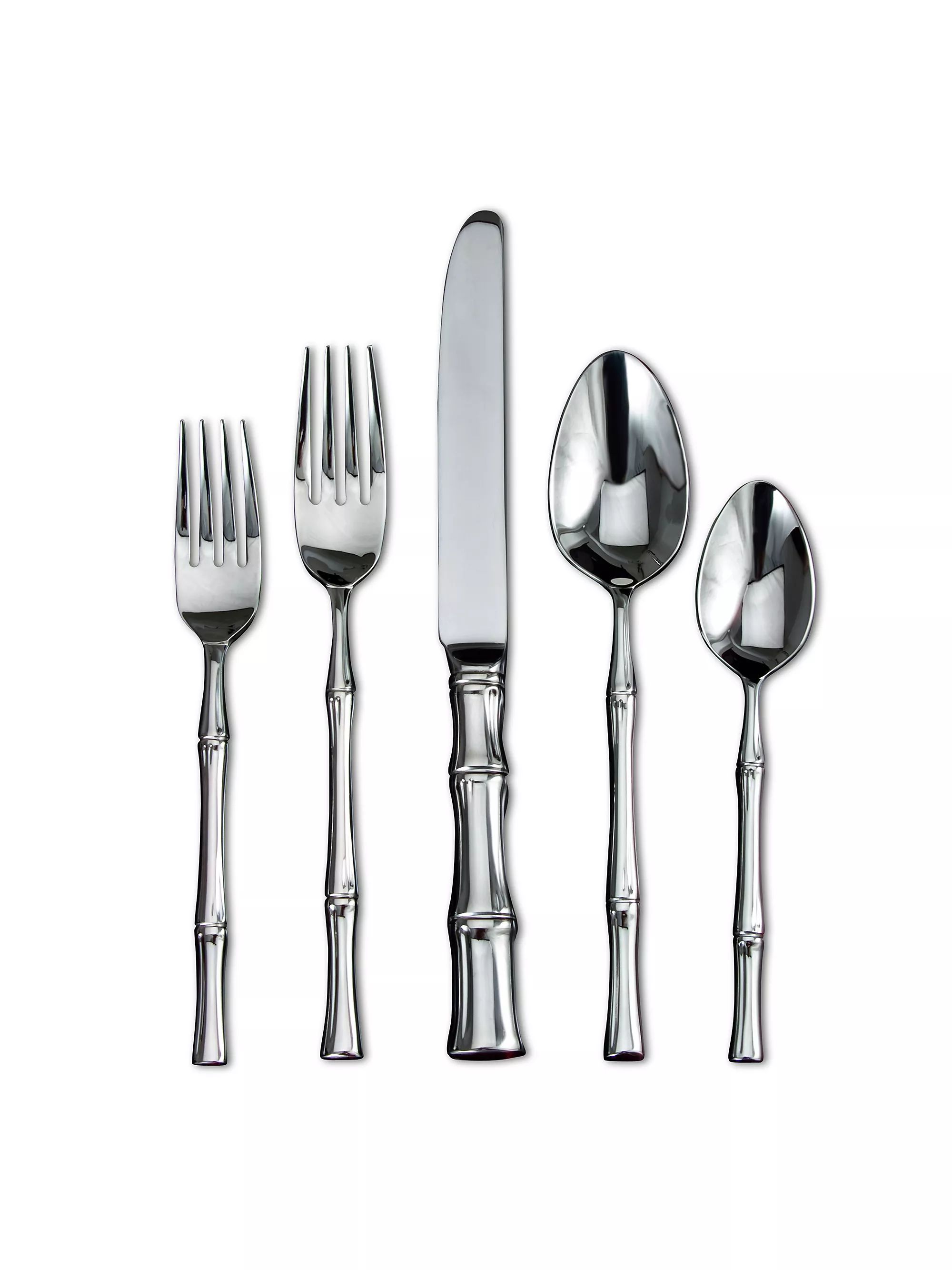 Bamboo 5-Piece Stainless Steel Flatware Set | Saks Fifth Avenue