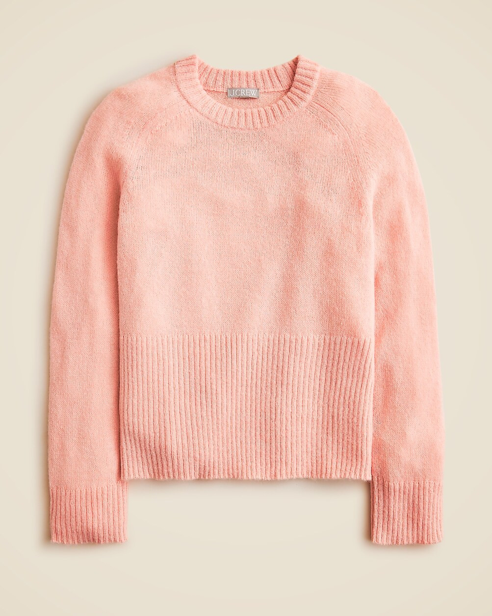 High rib pullover sweater in wool blend | J. Crew US