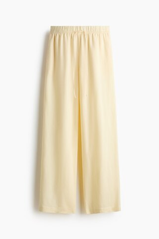 H & M - Linen-Blend Pants - Yellow | H&M (US + CA)