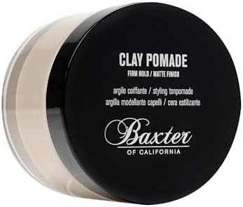 Baxter of California Clay Pomade, Strong Hold Matte Hair Clay for Men, Texturizing & Thickening P... | Amazon (US)