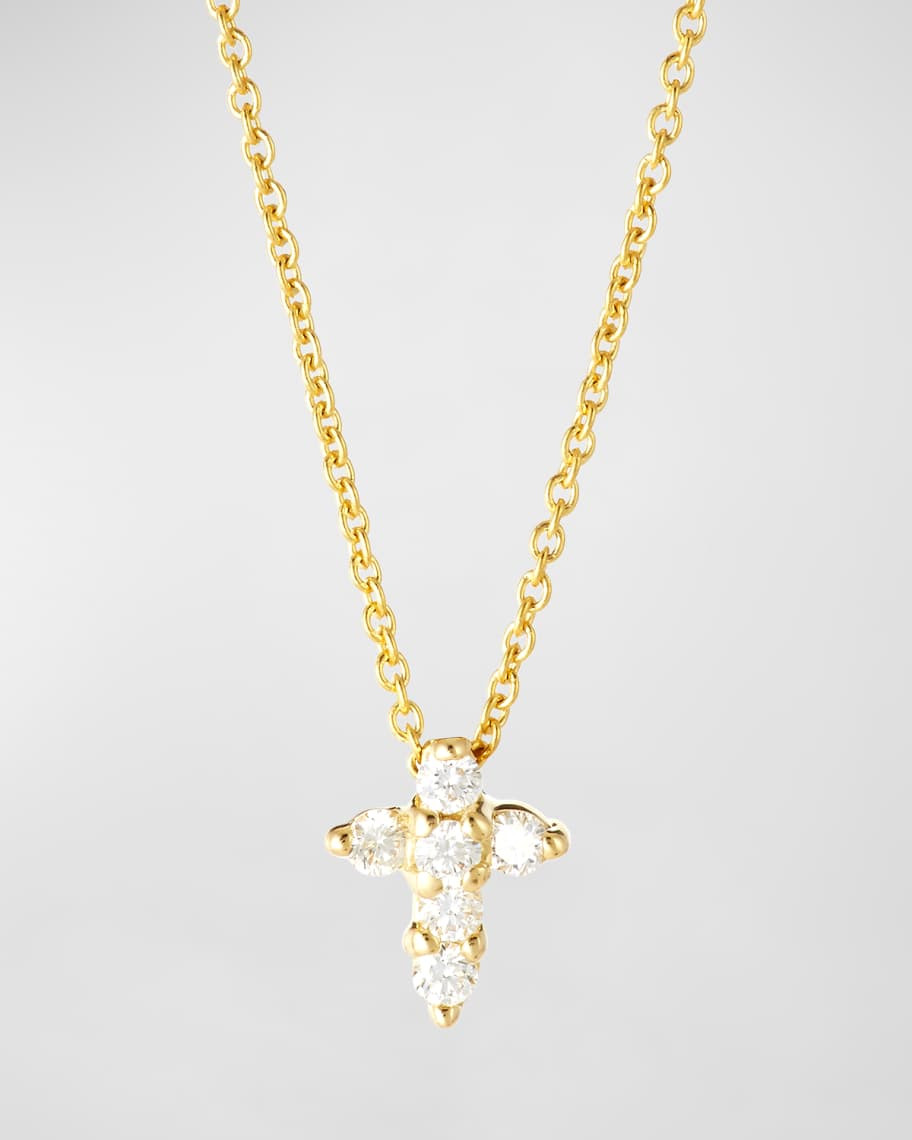 Roberto Coin Baby Cross Necklace | Neiman Marcus