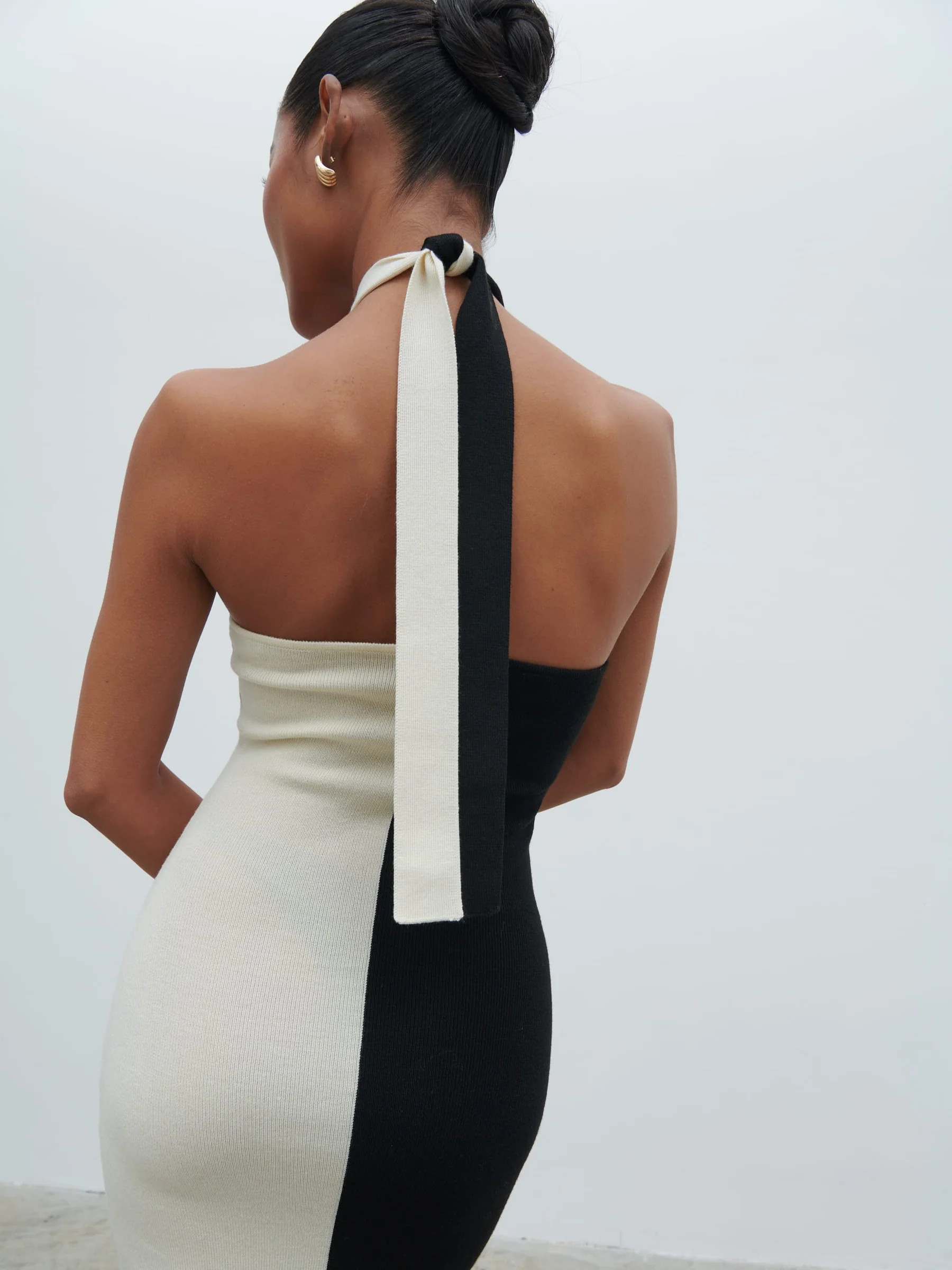 Berkley Contrast Knit Maxi Dress | Pretty Lavish (UK)