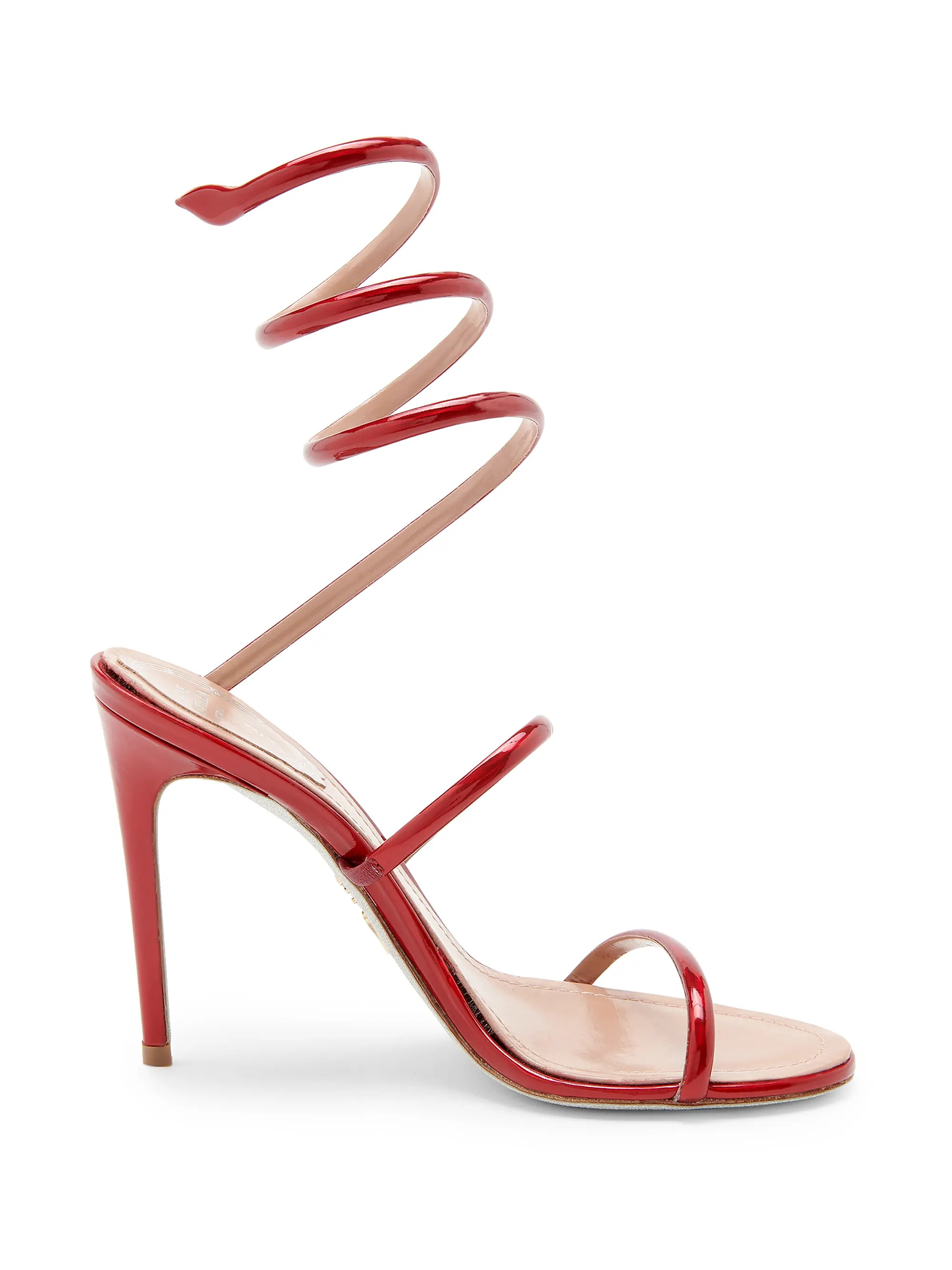 Cleo 105MM Leather Sandals | Saks Fifth Avenue