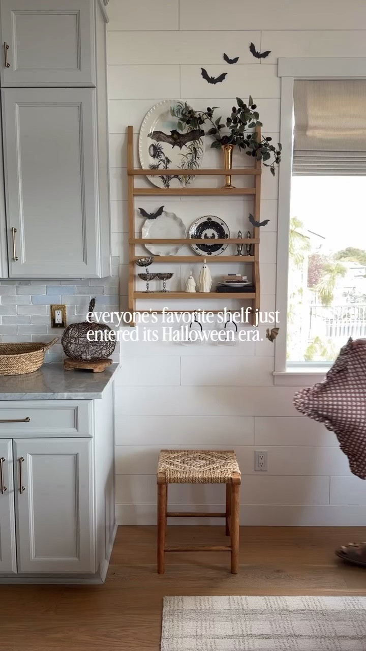 And it’s never looked better! 🕸️🍂🤩 Absolutely love how this pretty kitchen shelf looks decorated for spooky season.

#LTKHome #LTKSeasonal
