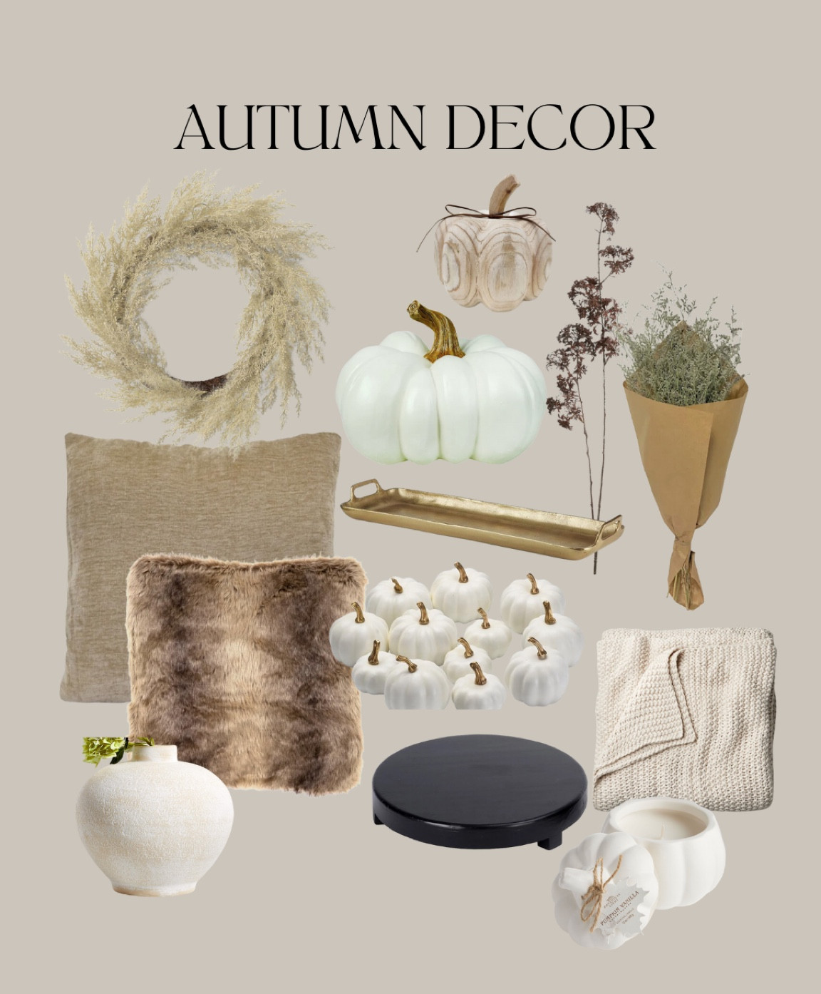 Neutral fall decor essentials! 

#LTKhome #LTKSeasonal