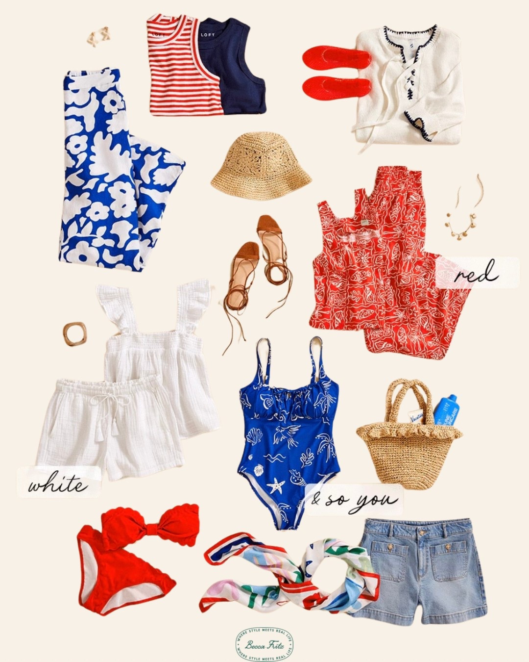 The summer holidays are calling and LOFT is delivering 🙌🏻 Red, white, and so you ❤️ 🤍 💙 I’m swooning over these bold florals, breezy whites, and nautical pops of color. Whether you’re packing for a beach getaway or just soaking up that long weekend sun, these pieces are cute, comfy, and totally mix-and-match ready! 

Which one are you grabbing first: the chic one-piece, the red-hot bikini, or the effortlessly cool linen set?
Tap below to shop your faves & build your best summer look yet! 🤩
🔗 Linked everything for you ⬇️

#LTKFindsUnder50 #LTKOver40 #LTKSaleAlert