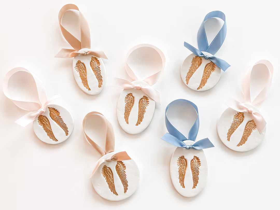 Angel Wing Ornament Baby Gift Special Gift Christening Gift - Etsy | Etsy (US)