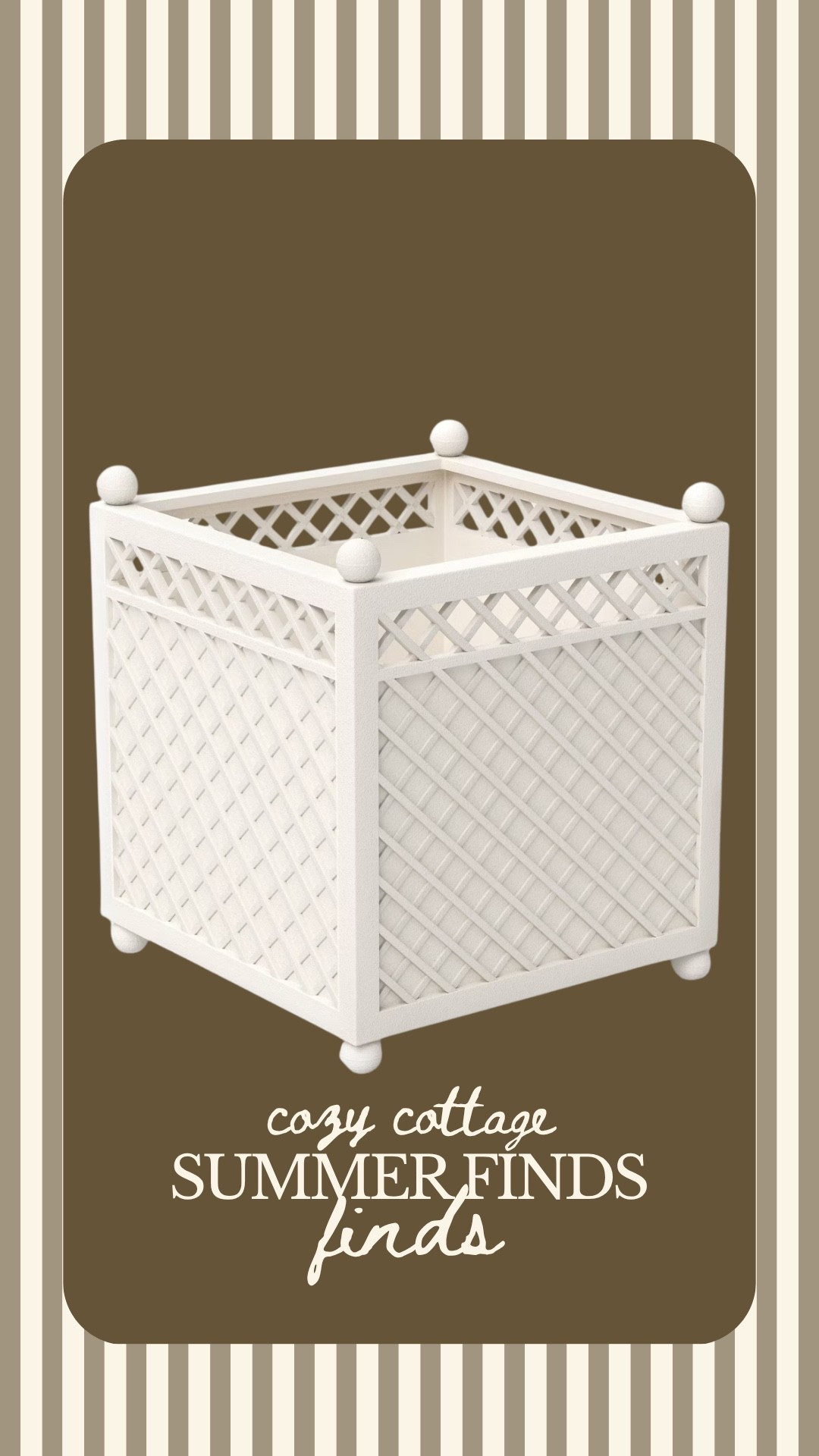 Cozy cottage planter 

#LTKHome #LTKSeasonal