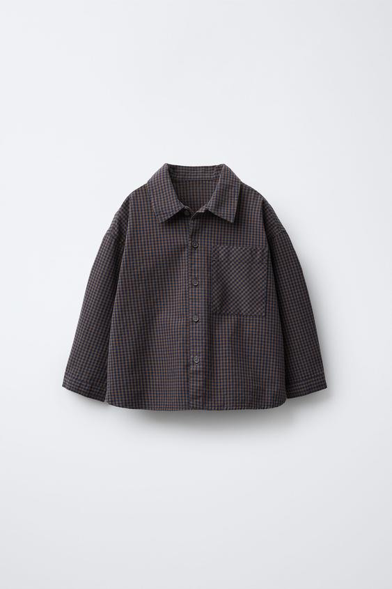 GINGHAM SHIRT | Zara US