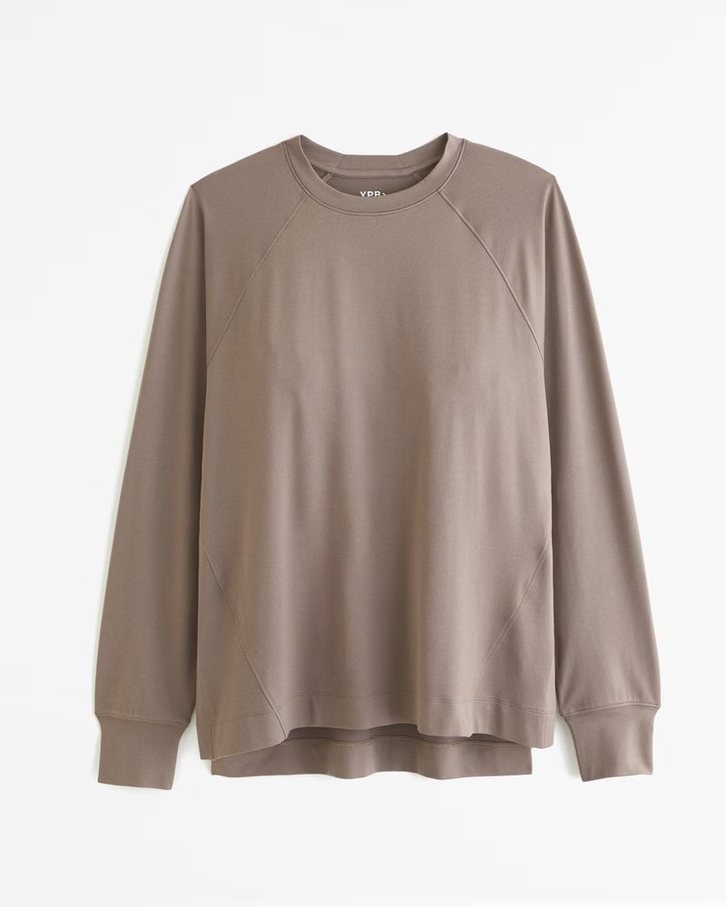 YPB powerSOFT Long-Sleeve Easy Tee | Abercrombie & Fitch (US)