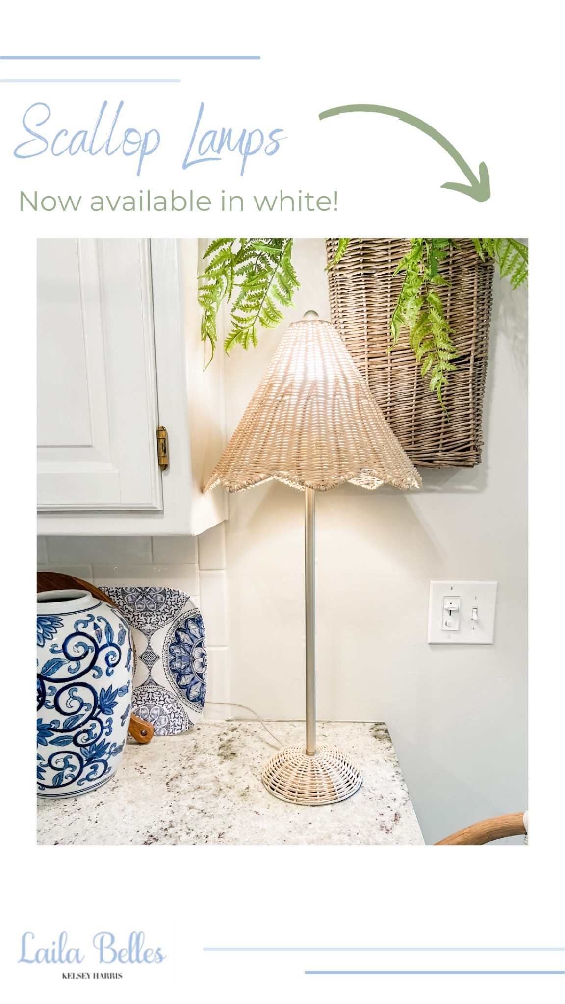 The darling dupe scallop rattan lamps are now available in white!!
.
.
#updatedtradtional  #rattanlamp #rattan #scallop #homegoodsfind

#LTKhome #LTKunder100