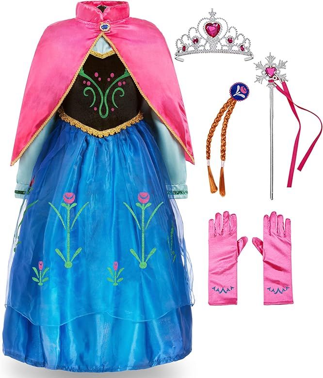 Funna Princess Costume for Toddler Girls Fancy Dress Party with Accessories | Amazon (US)