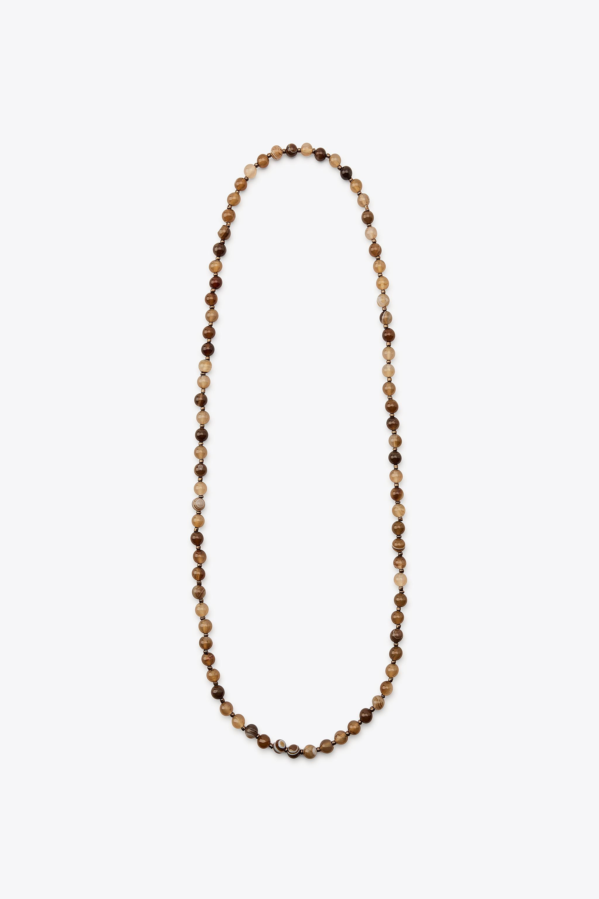 STONE BEAD NECKLACE | Zara US