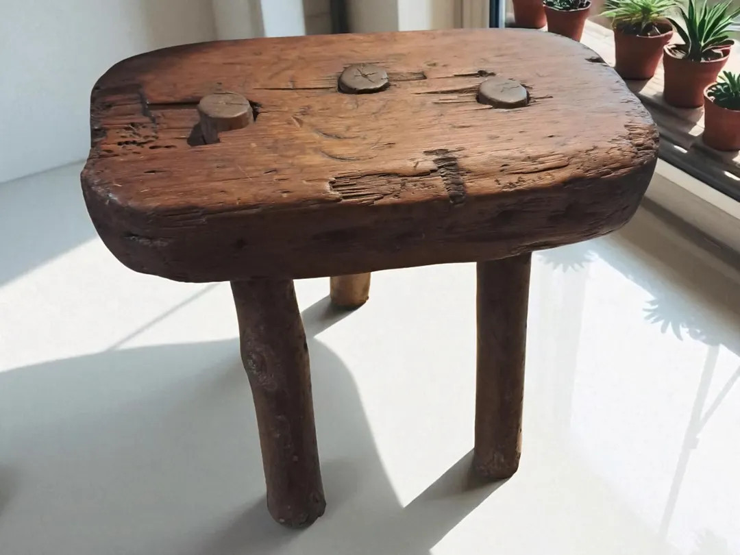 Early Primitive Handmade Milking or Cricket Stool - Etsy | Etsy (US)