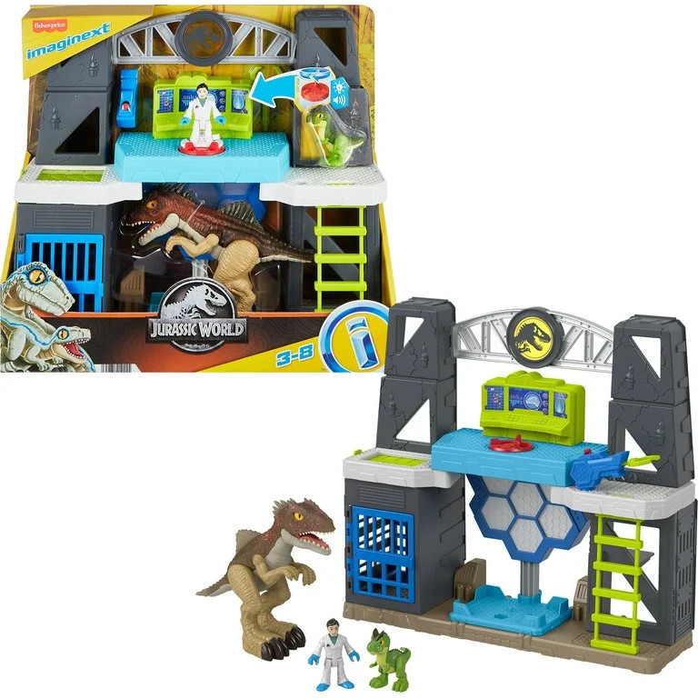 Imaginext Jurassic World Scan & Glow Dino Playset with Lights Sounds & Dinosaur Toys | Walmart (US)