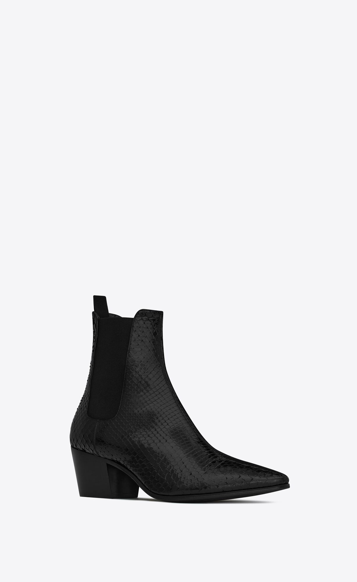 vassili chelsea booties in python | Saint Laurent Inc. (Global)