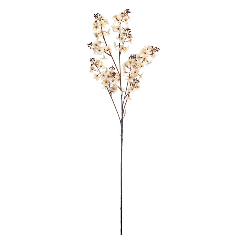 Neutral Pear Blossom Floral Spray, 31" | At Home