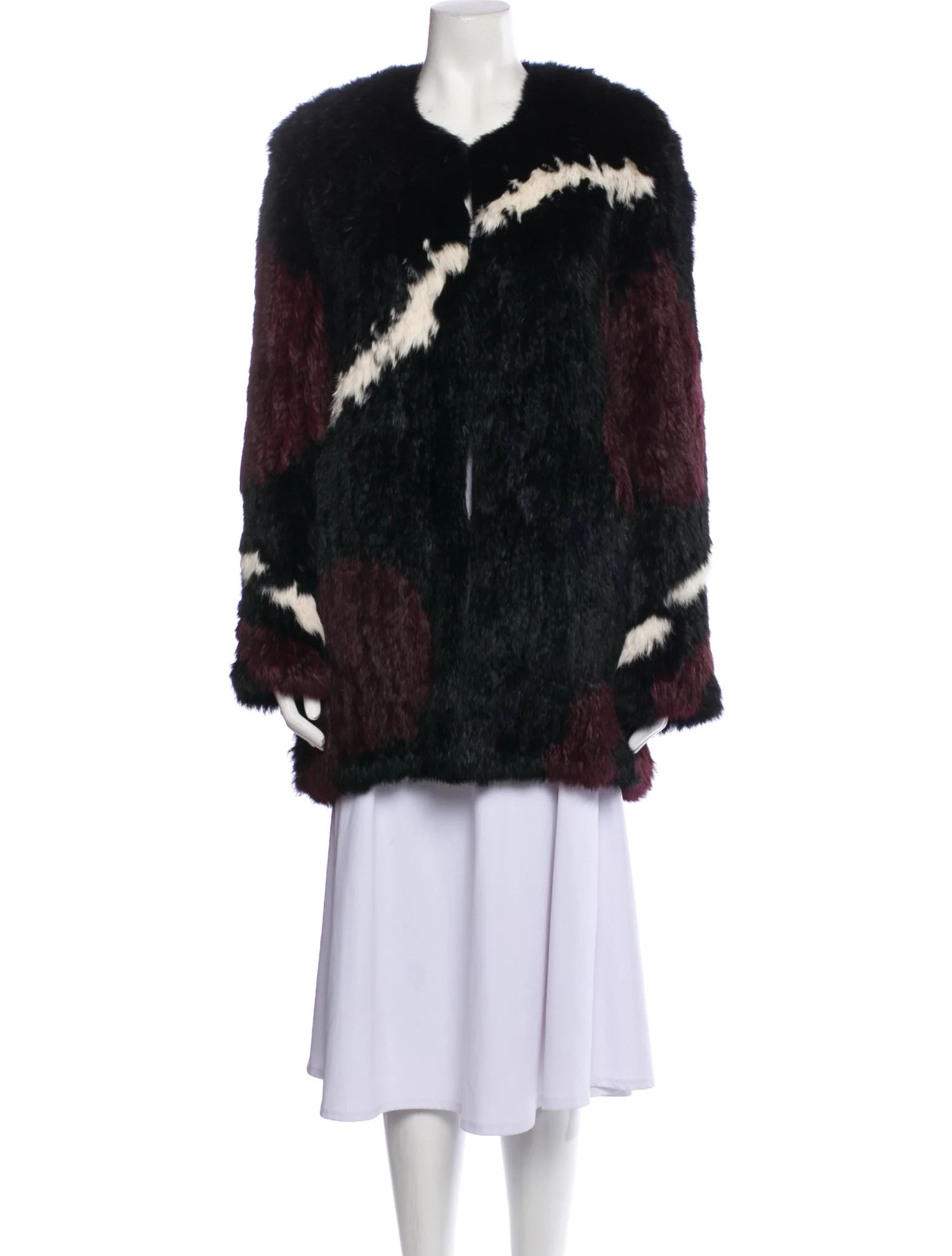 Fur Printed Fur Coat | The RealReal