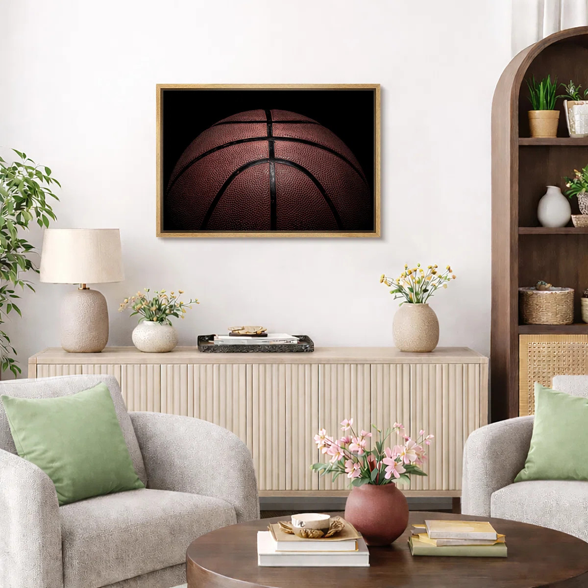 Close Up High Contrast Details Basketball Boys Room Decor Sports Fitness Photography Wall Decor | Wayfair North America