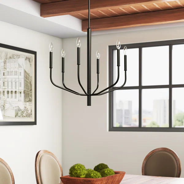 Lambert 6 - Light Candle Style Classic / Traditional Chandelier | Wayfair North America