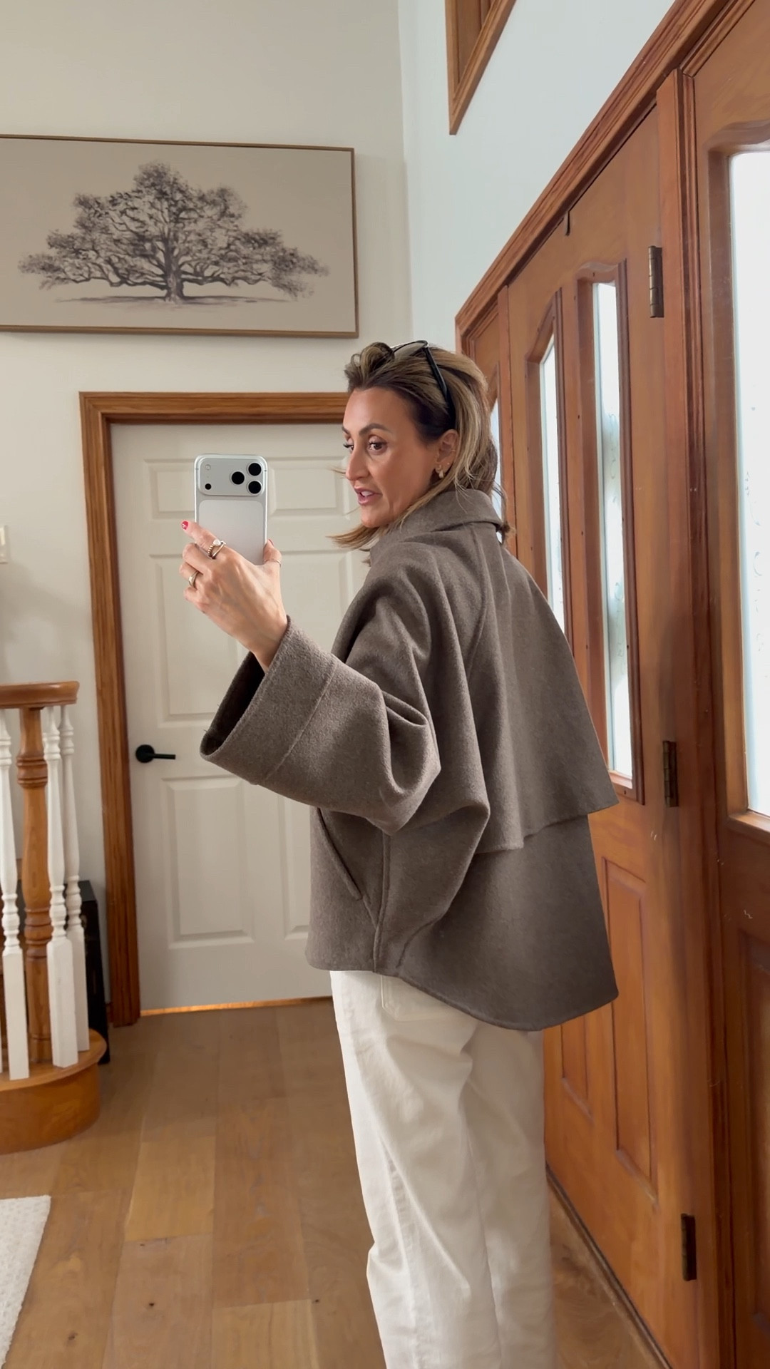 The purchases I made at Zara Chicago! This coat is a must for spring - fits oversized 
Knit tee on sale 
Veronica beard jeans have a new silhouette I’m loving! 

#LTKOver40 #LTKgrwm #LTKootd